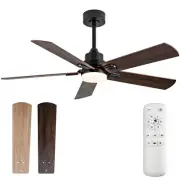 48 inch Ceiling Fans with Lights and Remote, 6-speed modern ceiling fan light...