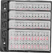 JOINPAYA 4 Sets Props Dice Decor Cards Playing Display Stand Challenge Display Tricks Props Gimmick Poker Game Magician Deck of Card Poker Table Card Tricks for Beginner Games PVC