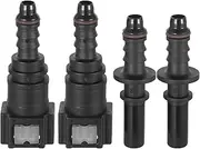 yeesport 4 PCS Fuel Line Quick Connectors, Automobile Fuel Line Replacement Connectors, Car Fuel Line Adapter Set for Convenient Replacement