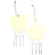 Little Learner Wooden Windchimes Hearts