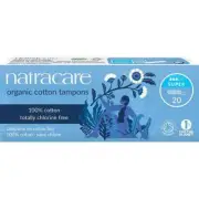Natracare Tampons (Non-Applicator) Super 20 Pack