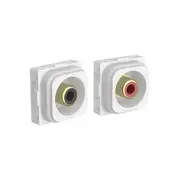 Clipsal 40 Series RCA Audio Connectors Red & Black