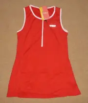 Womens Netti Diva Tempo Jersey Sleeveless Cycling Tank Red Size 8 NWT #028