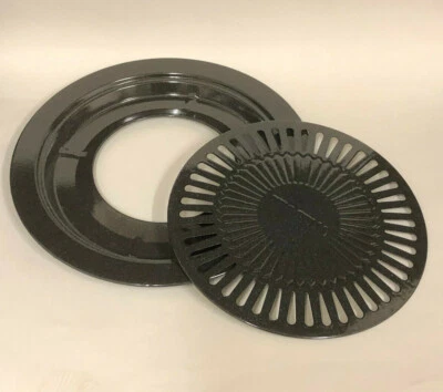 Metal BBQ Cooking stove top Grill plate Portable Gas Stove Top Black non - stick