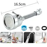 Swivel Tap 360°Faucet Aerator Kitchen Sink Water Tap Extension Nozzle Attachment