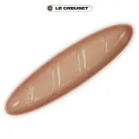 在飛比找momo購物網優惠-【Le Creuset】瓷器法國麵包盤(卡布奇諾)