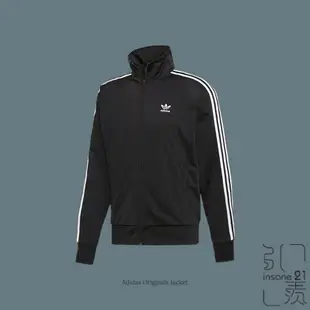 ADIDAS ORIGINALS FIREBIRD 基本款 三線外套 三葉草 黑白 DV1530【Insane-21】