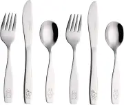 Kids Cutlery Kids Silverware Set 6 Pieces - Toddler Cutlery