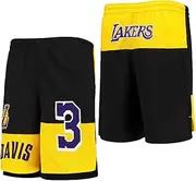 Outerstuff Anthony Davis Los Angeles Lakers #3 Youth Boys Size Pandemonium Name & Number Basketball Shorts