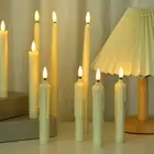 Festive Atmosphere Candles Pet-friendly Flickering Flameless Led Taper