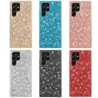 For Samsung Galaxy S24 S23 S22 S21 S20 Note20 10 Bling Glitter Electroplate Case