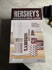 Hershey's Chocolate Drink Maker: Color White: Hot Or Cold Drinks FAST DELIVERY