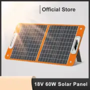 18V 60W Foldable Solar Panel Portable Solar Charger with DC Output USB-C QC3.0