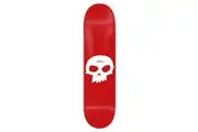 Zero Single Skull 8.25 Red White Skateboard Deck