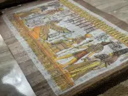 An Egyptian painting made of ancient Egyptian handmade paper