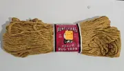 VTG Aunt Lydia's Heavy Rug Yarn Cotton & Rayon Blend 70 yds #565 Antique Gold
