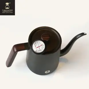 【TIMEMORE 泰摩】魚Pure手沖溫度計咖啡壺-700ml