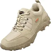 [JiuQing] Men's Hiking Shoes Trail Running Shoes Waterproof Low Rise Outdoor Walking Boots