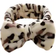 Headband Bath Spa Makeup Cute Big Bow Head Wrap Soft Hair Band