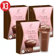 3X S Sure Cocoa Instant Powder Mix Control Hunger Pananchita [3X 10 Sachets]