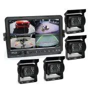 Elinz 7" DVR Monitor 4CH Realtime with 4 Camera Package