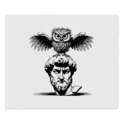 2 x 'Michelangelo With Owl' Lens Cleaning Cloths (LC00031507)