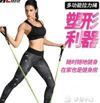 在飛比找樂天市場購物網優惠-拉力器拉力繩女健身器材家用男力量訓練阻力乳膠彈力帶腳蹬拉力器