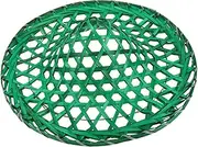 [BESTYASH] Bamboo Hat Straw Hat Gardening Head Cap Bucket Straw Hat Oriental Cosplay Cap Chinese Woven Hat Hat Japanese Hat Hats Oriental Hat Hat Green