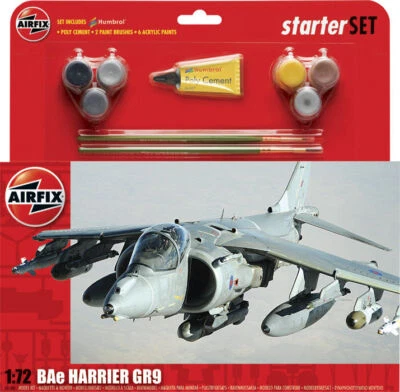 Airfix A55300 - 1/72 Starter Set Harrier Gr9 (New Tool) - New