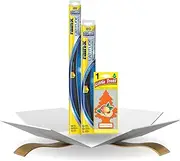 Rain-X Latitude 26 in. and 20 in. All Season Windshield Wiper Blades, Water Repellency and Clear Visibility, Bundle with Car Air Freshener – Automotive Gift Set (3 Items)