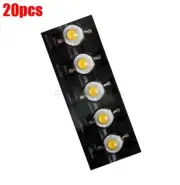 20Pcs 3W Led Chip High Power Led Beads 200Lm Warm White New Ic wp