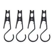 4Pcs Camping Lights Hook Holder Enduring Tent Clamps Nonslip Fixing Clip