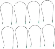 VALICLUD 8Pcs U Shaped Hot Roller Clips Replacement for Curlers Hair Curler Clamps for DIY Hairstyling Safe and Reliable Curling Tool