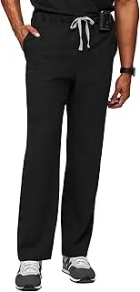 [FIGS] Pisco Basic Scrub Pants for Men — Structured Fit, Straight Leg, 4 Pockets, Anti-Wrinkle Men’s Scrub Pants