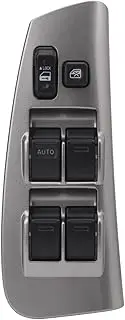 AiYiGu Front Left Driver Side Power Window Switch Control Button & Door Switch Panel Bezel, Compatible with Toyota Matrix & Pontiac Vibe 2003 2004 2005 2006 2007 2008, Replace 84820AA070, 74232-01030
