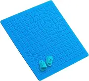 HOMSFOU Printing Pen Silicone Pad Drawing Mat Painting Mat Silica Gel Blue