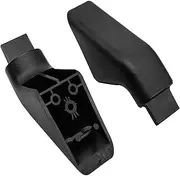 XhWser 2 Pack WB7X7183 Black Oven Handle End Cap Replacement for WB07X7321 AP2019449 268072 AH256613 WB15K5069 EA256613 Wall Stove/Oven/Range Compatible with GE