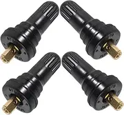 Gatuida Tire Valve Stems Replacement Kit 4pcs for Motorcycle Maintenance Leakproof Aluminum Valve Stems