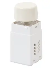 Lucci Power 200W LED Electrical Rotary Dimmer with Push On/Off in White