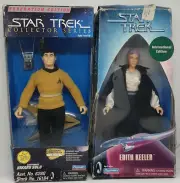 STAR TREK : LT. HIKARU SULU & EDITH KEELER ACTION FIGURES MADE BY PLAYMATES