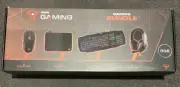 BNIB Laser Gaming PC RGB LED Light Gaming Bundle Keyboard Mouse Headset Mousepad