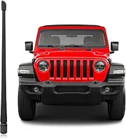 POSAID 13inch Antenna for Jeep Wrangler JK JT JL JLU JKU Sahara Rubicon Sport 2007-2023, Fexible Antenna Replacement for Jeep Gladiator Design Optimized FM/AM Reception