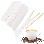 5.5 Inch 1000CT Paper Wrapped Coffee Stirrers, Individually Wrapped Coffee St...