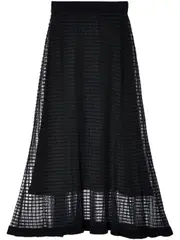 [Cecilie Bahnsen] Gemma Skirt Matisse Sheer Grid