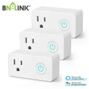 BN-LINK 3 Pack Indoor WiFi Heavy Duty Smart Plug Outlets With Timer Function