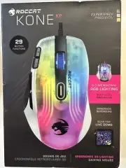 Roccat Kone XP Lightweight 19000dpi Optical RGB Gaming Mouse For PC/Laptop White