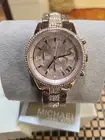 MICHAEL KORS WOMEN'S BRYANT PAVÉ ROSE GOLD-TONE RITZ CHRONOGRAPH MK6485