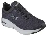 Skechers Arch Fit - Waveport - Black / Grey - US Men's Size 8.5