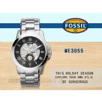 在飛比找PChome商店街優惠-CASIO 時計屋 FOSSIL手錶 ME3055 男錶 機
