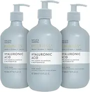 Baylis & Harding Kindness + Plant Hyaluronic Acid, Pear & Orange Blossom Fragrance, 500 ml Cleanse & Hydrate Hand Wash (Pack of 3) - Vegan Friendly